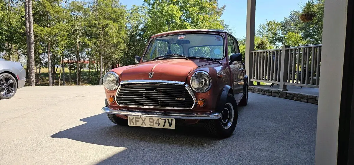 1979 austin mini cooper coupe red fwd manual 20th anniversary