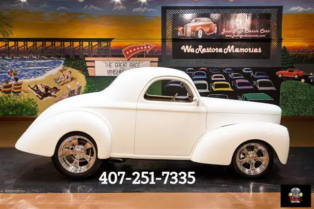 white willys coupe with 1,244 miles available now!