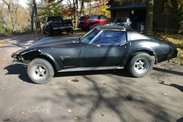 c3 corvette stringray corvette orange black leather interior