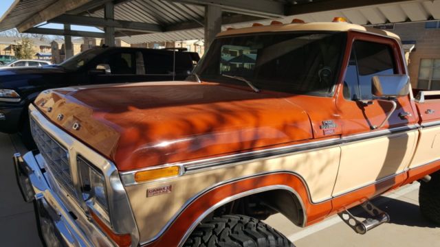 1978-79 ford f250 4x4 "lariat" "no reserve" factory ac "camper package" restored