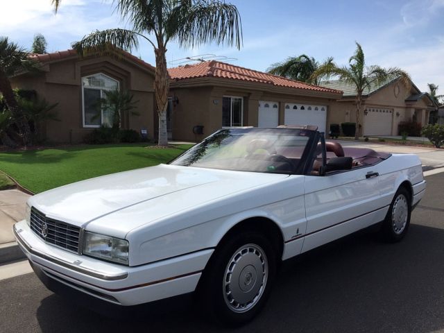 1992 cadillac allante original documented 28,000 miles clean ca title&carfax !