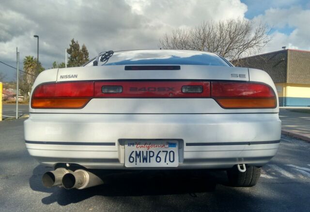 1991 nissan 240sx se fastback white manual stock no modification