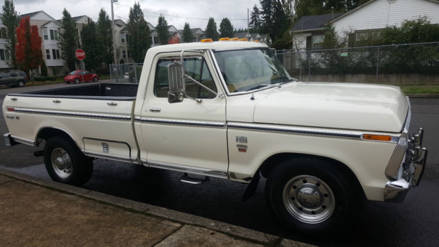 1976 ford f-250 ranger xlt 2-door trailer special pickup