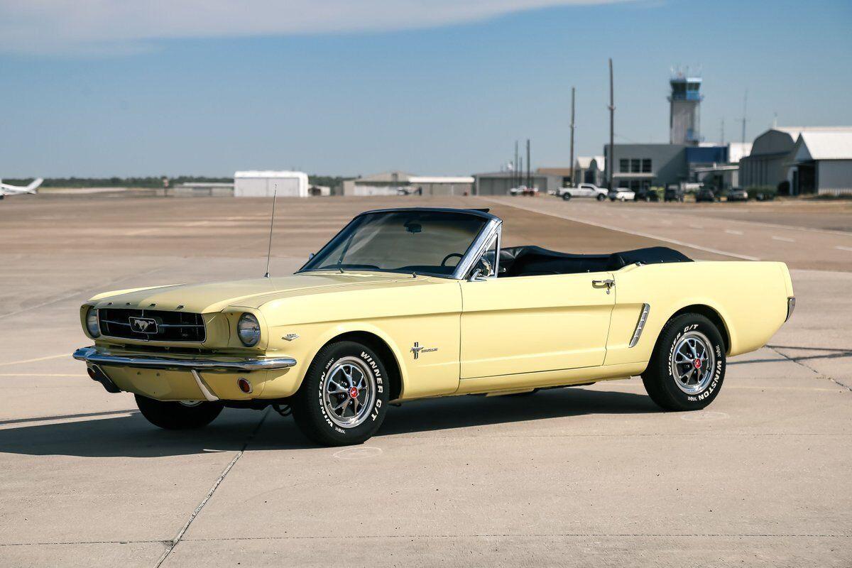 1965 ford mustang convertible 96878 miles yellow convertible 289ci