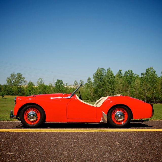 1955 triumph tr2,extensive restoration with well over 500 hours of work