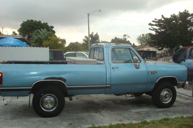 1989 ram 2500 diesel 4x4 w250