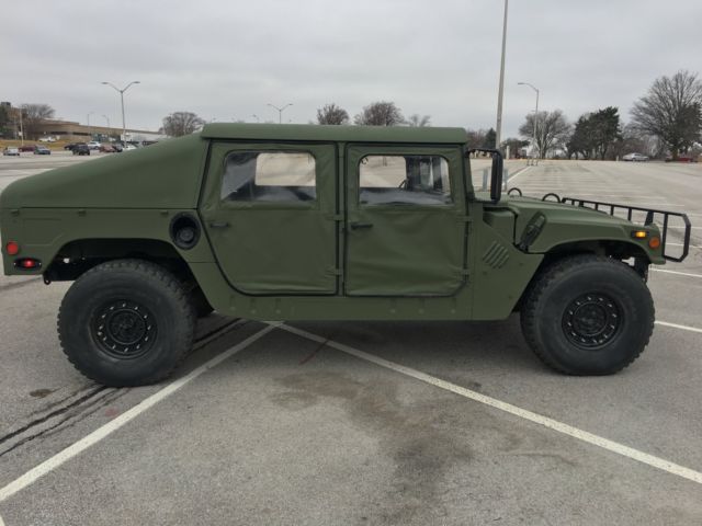 1994 hummer h1 slantback (humvee m998a1 hmmwv) with street legal title hard top