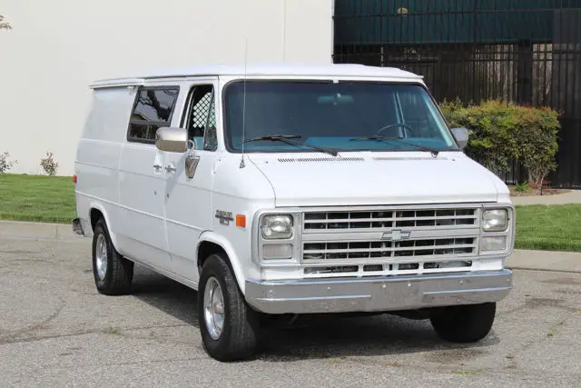 california original, 1989 chevrolet g20, panel van, one owner, 100% rust free