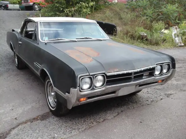 1966 oldsmobile 442 convertible original # matching barn find