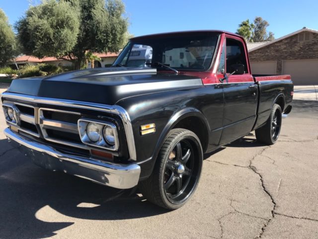 1970 gmc truck chevy c10 2-wd short bed v-8 350 automatic transmission