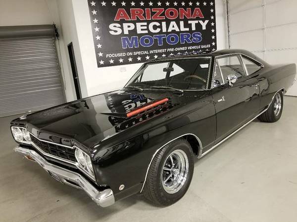 1968 plymouth road runner big block 383 4 speed rotisserie restored