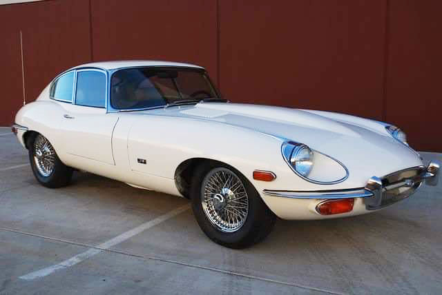 1971 e type jaguar 2 seat coupe