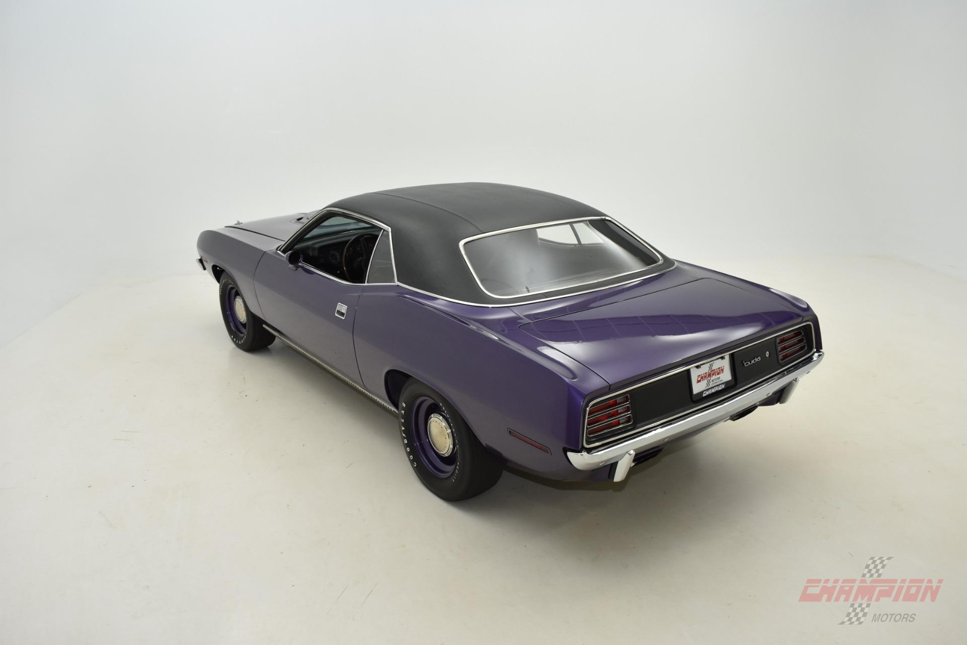 1970 plymouth barracuda hemi 13751 miles purple 426ci auto