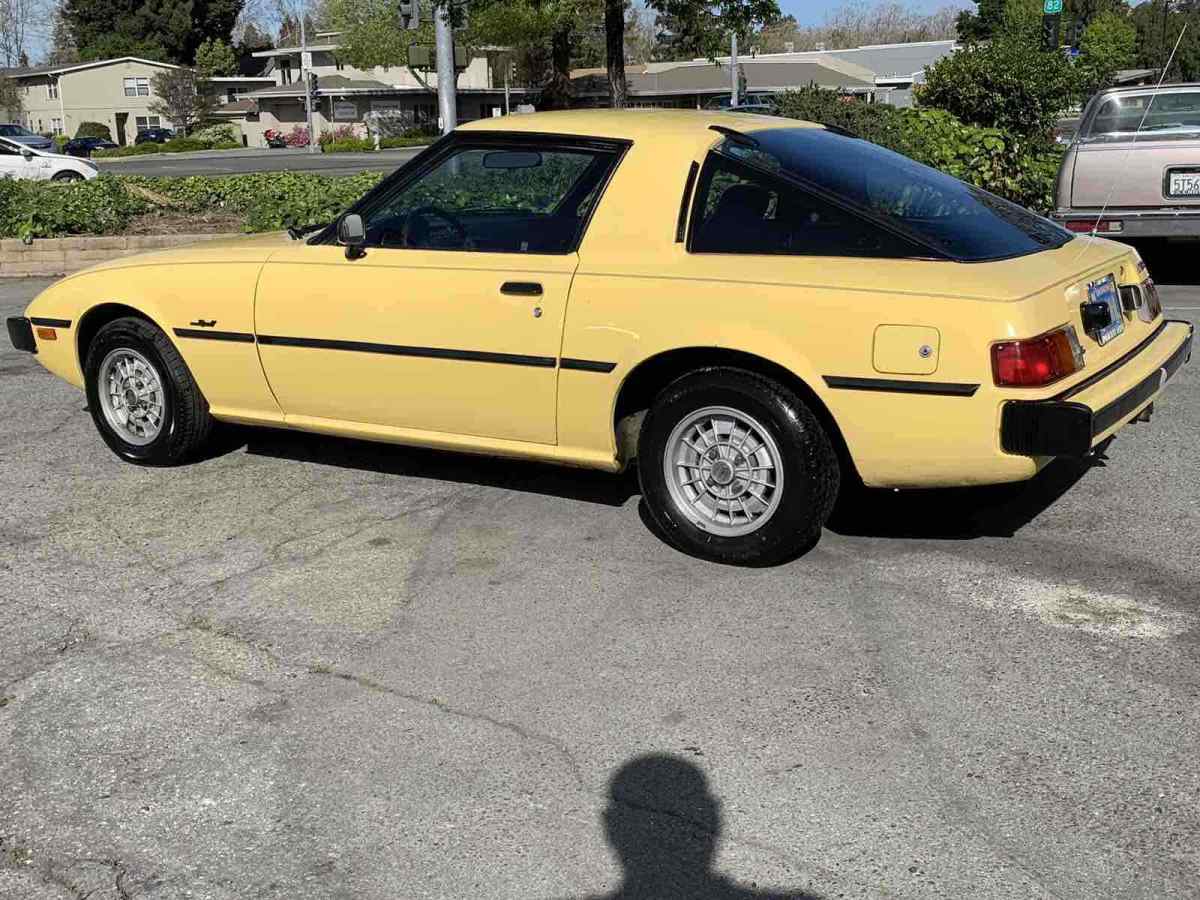 1979 mazda rx-7 sportscar yellow rwd manual transmission orig 52k miles