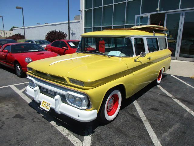 1963 gmc suburban suburban 96,919 miles yellow truck 8-cylinder automatic