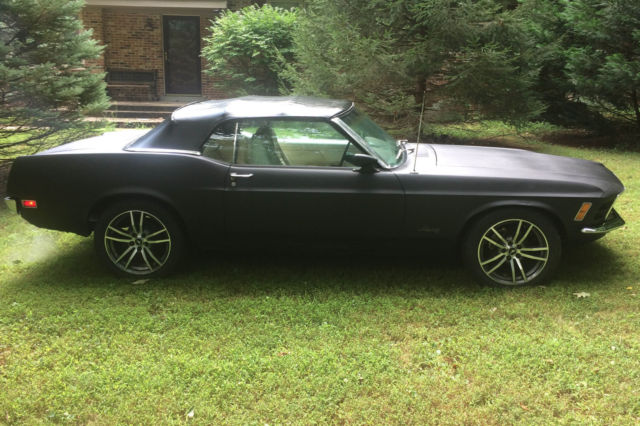1970 ford mustang convertible - rare 1 of 20 !! 351c 4bbl am/ 8 track !!