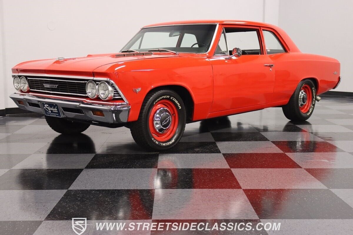 under 1k miles on full resto, built 396 v8 w/ 4 speed manual, buckets, drives ou