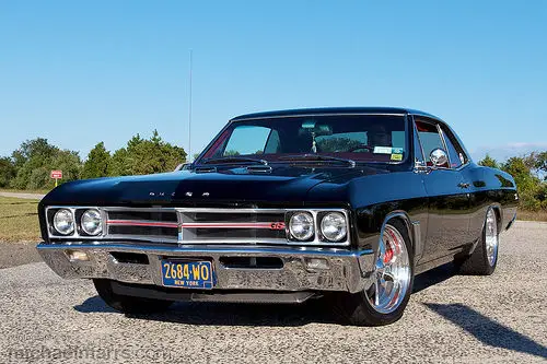 1967 67 buick skylark gs400 gran sport 400 pro-touring black widow 2
