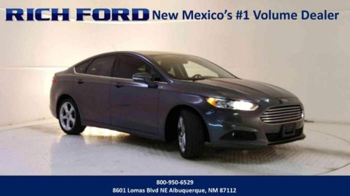 2015 ford fusion se se 4dr sedan for sale in albuquerque, new mexico