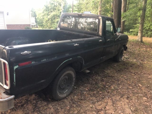 1979 ford f-150 long bed two wheel drive. runs good and a great restoration