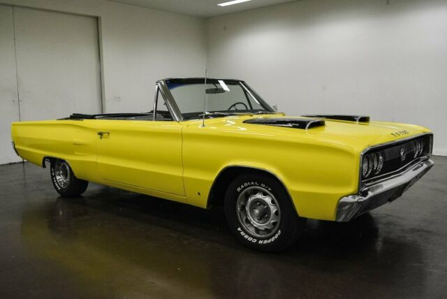 1967 dodge coronet 5377 miles yellow convertible 400 v8 727 torqueflite automat