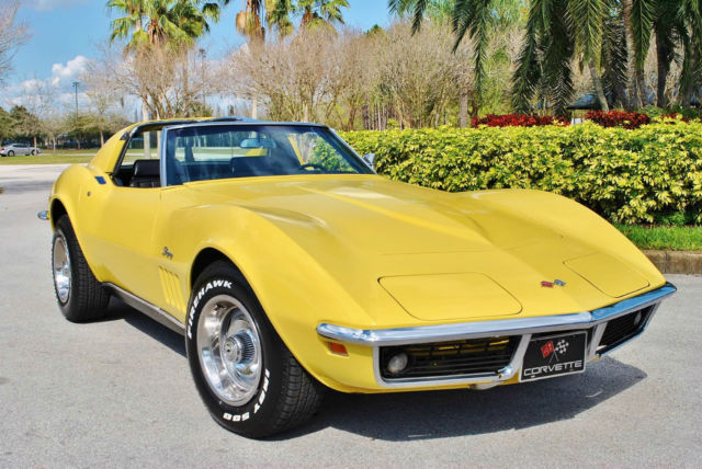 1969 chevrolet corvette numbers matching 350 v8 t-tops absolutely gorgeous!