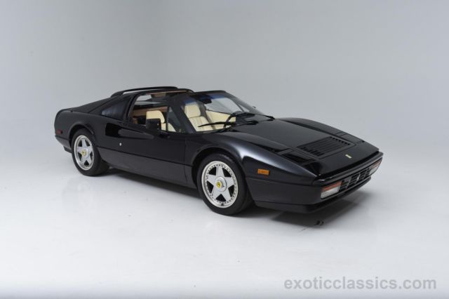1989 ferrari 328 gts 36,141 miles black v8 manual