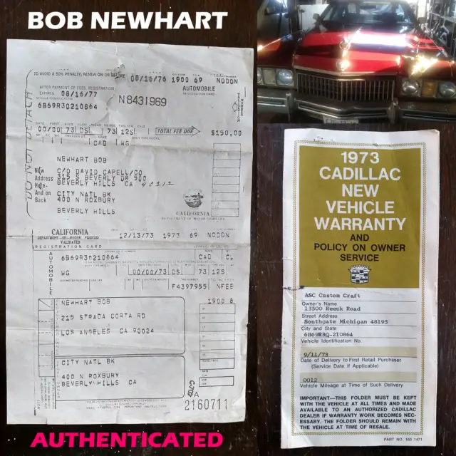 only one in world! bob newhart's 1973 cadillac station wagon - celebrity vehicle