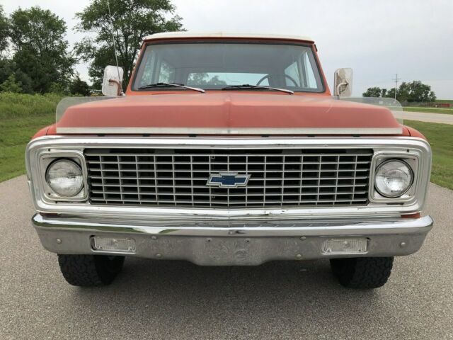 1972 chevrolet blazer k5 cheyenne, orange, 350ci, 4 speed, wyoming truck