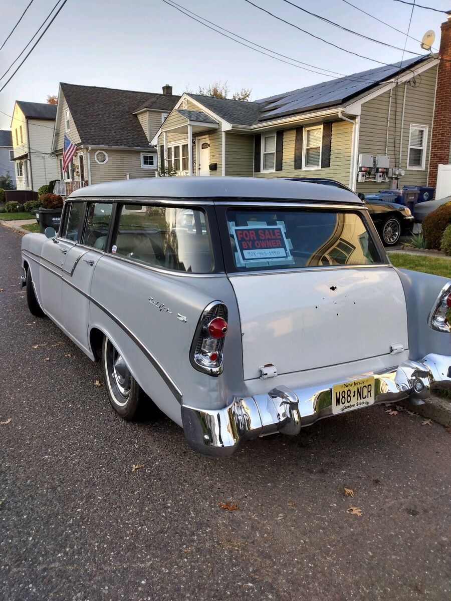 1956 chevrolet bel air wagon brown rwd automatic beauville