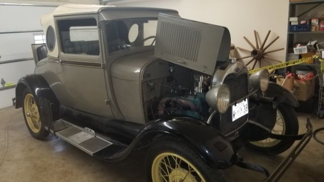 1929 ford model a business oval window coupe rumble seat model 54a rare