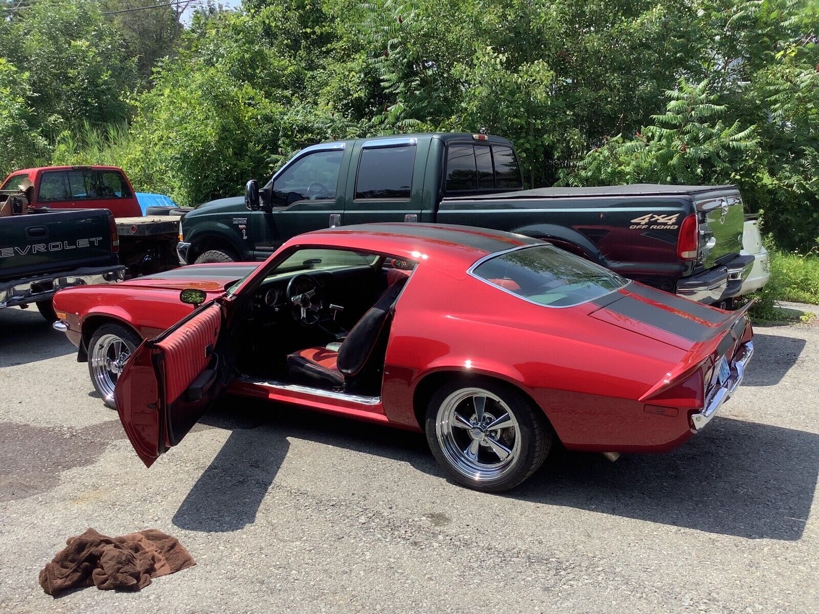 1971 chevrolet camaro 5.7 coupe red rwd automatic