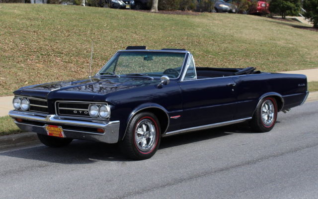 1964 pontiac gto cv blue 824p227567 stock#: 1975
