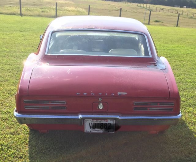 1968 pontiac firebird - 1 alabama family owner - 350 - 3 speed