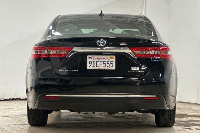 2018 toyota avalon hybrid limited