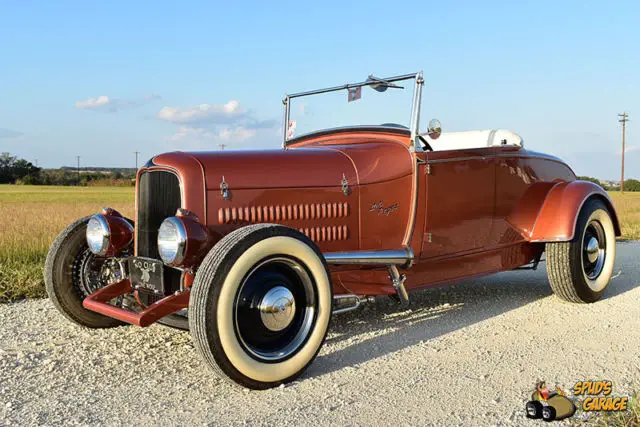 1929 ford hi-boy roadster brookville steel flathead v8 c4 auto ford 9"