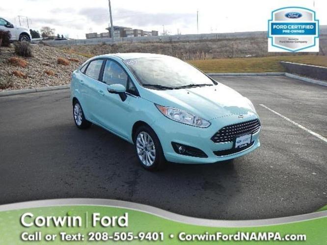 2017 ford fiesta titanium titanium 4dr sedan for sale in nampa, idaho