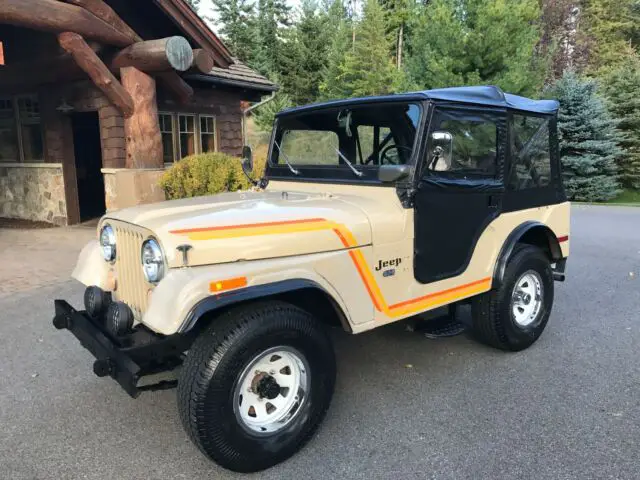 1974 jeep cj5 one family owned 41k original mile survivor 6 cylinder 3 speed