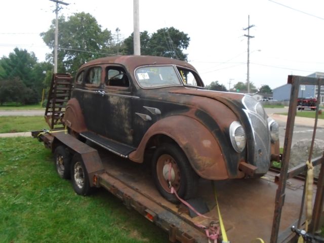 1936 desoto solid project car straight 6 cyl rat rod hot rod airflow dodge
