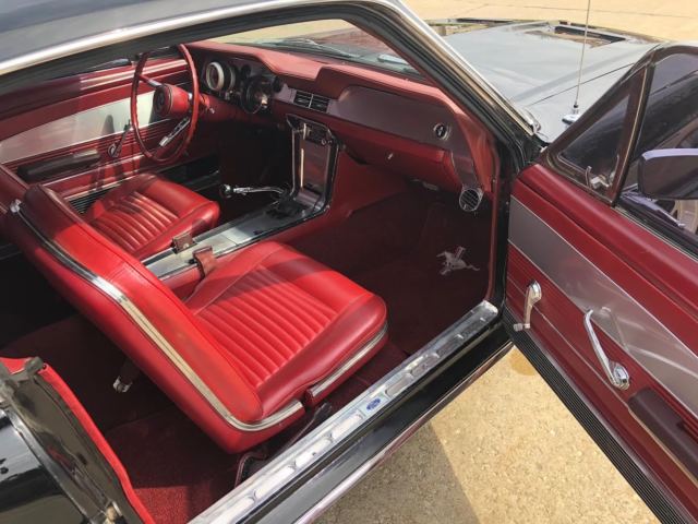 1967 mustang fastback black
