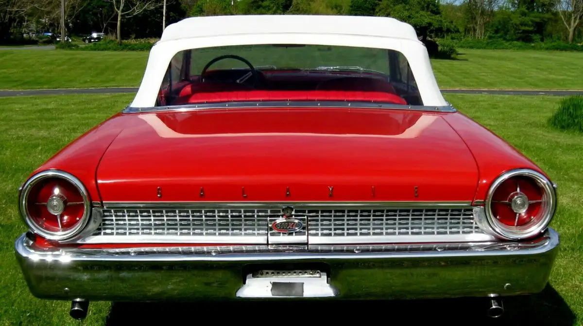 1963 500xl convertible,stunning red/red,restored,390/4 speed/ps,low 63k milesexc