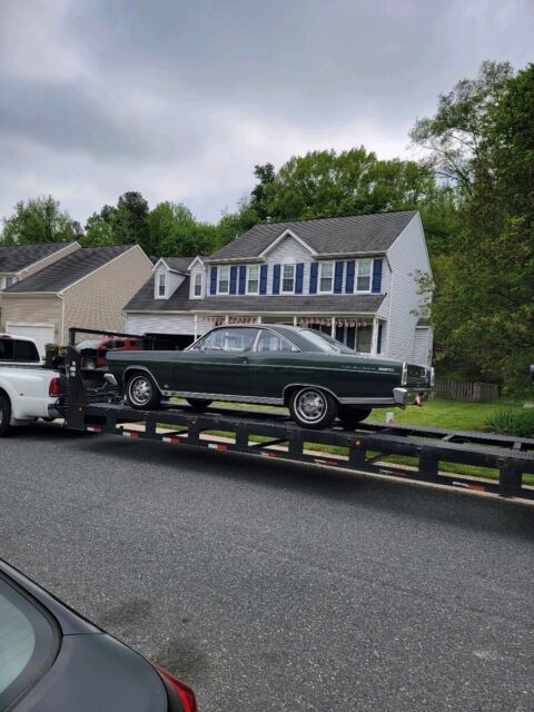 1966 ford fairlane coupe green rwd automatic xl