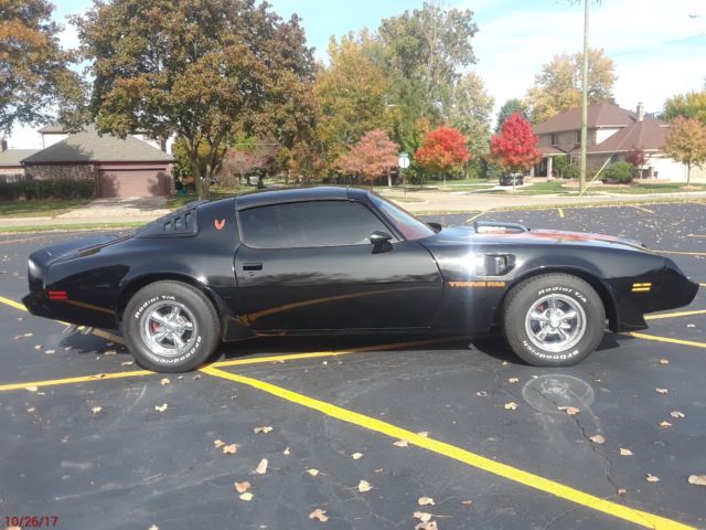 79 pontiac trans am 400 4 speed phs documented, numbers matching! world shipping