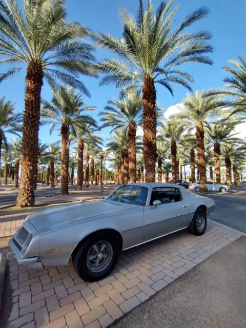 1975 pontiac firebird grey rwd automatic