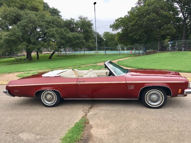 1973 olds delta 88 royale convertible w rocket 455 v8