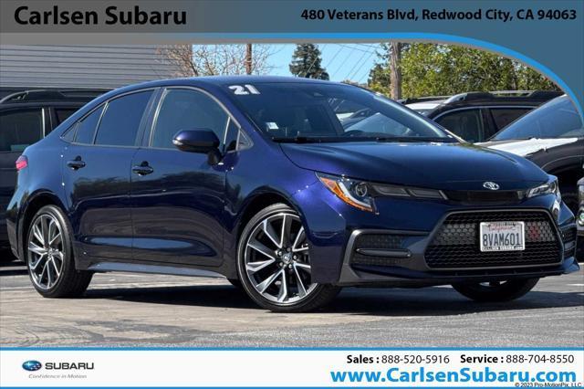 2021 toyota corolla se