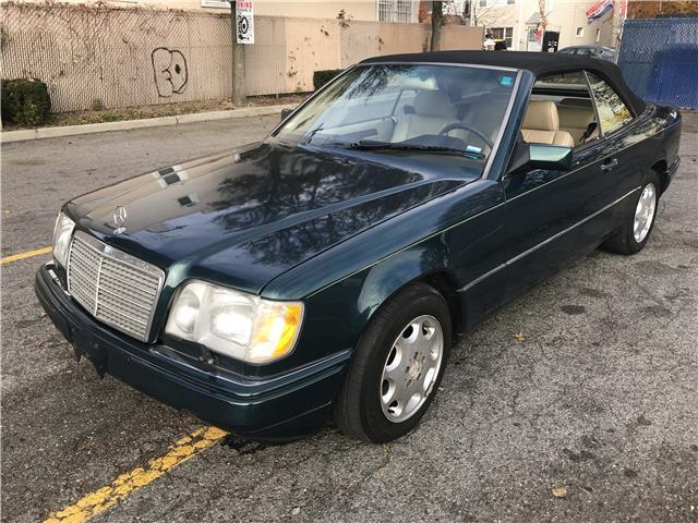 1994 mercedes-benz 300 series conv 72,678 miles green convertible 3 automatic