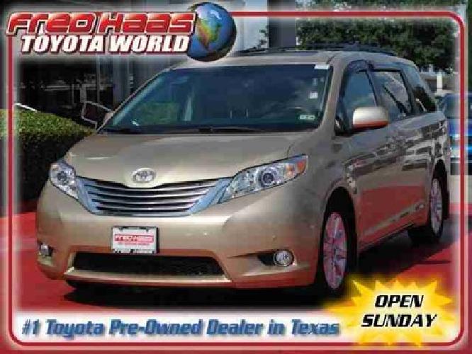 2011 toyota sienna van v6 fwd in spring, tx