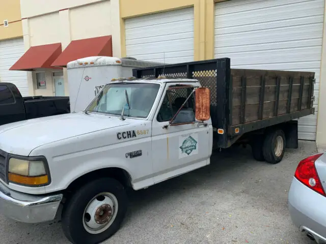 1994 ford f-350 dump body dually work pickup truck manual