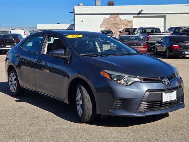 2016 toyota corolla le plus